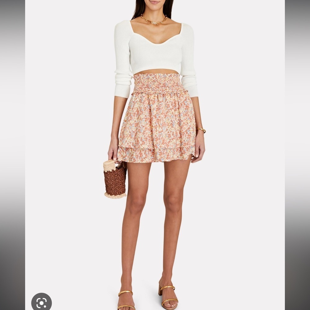 Rails Women's Addison Ambrosia Smocked Mini Skirt… - image 2